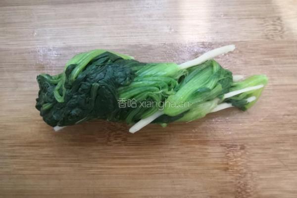 菠菜鸡蛋糕的做法图解7