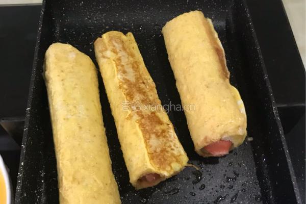 早餐吃什么—火腿吐司卷的做法图解6