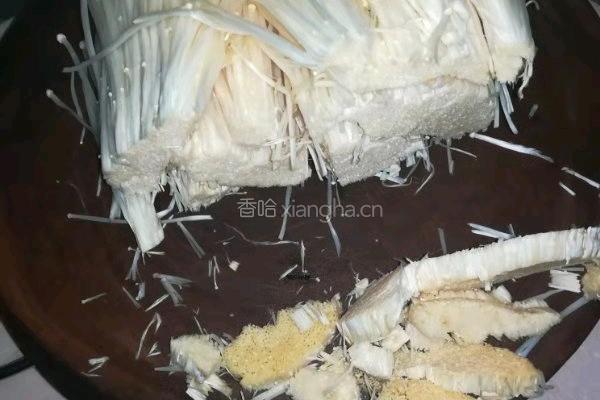 懒人拌金针菇的做法图解2