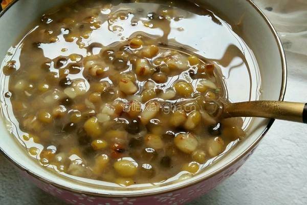西米绿豆粥的做法图解7