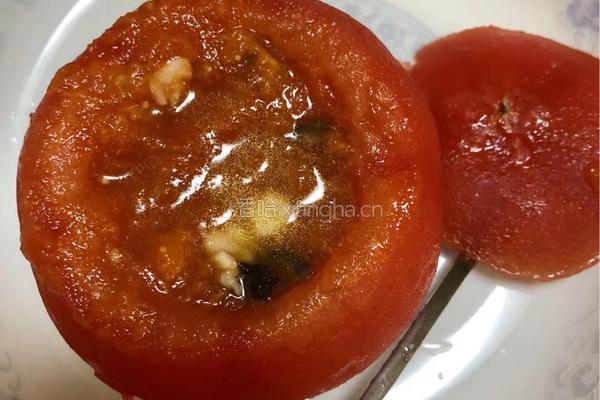 海参虾仁番茄盅的做法图解3