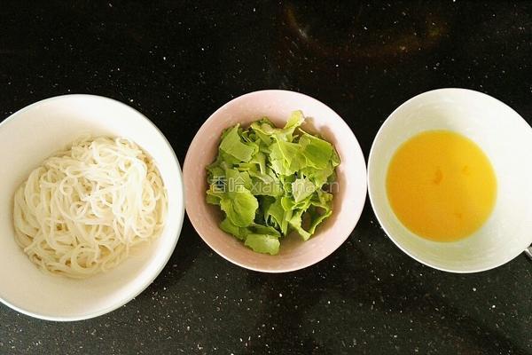 快手青菜鸡蛋面的做法图解6