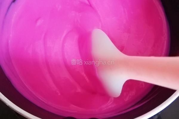  奶香蔓越莓火龙果牛奶小方的做法图解8