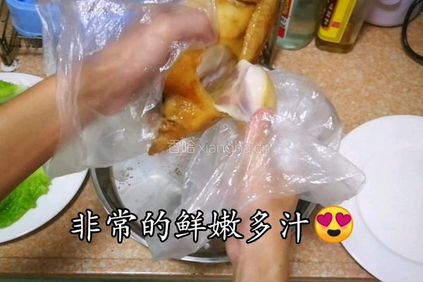 秘制手撕盐焗鸡 （微波炉版）的做法图解13