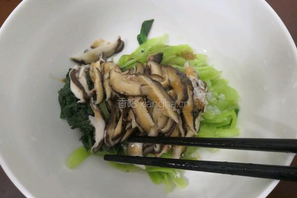 凉拌青菜香菇的做法图解15