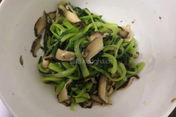 凉拌青菜香菇的做法图解16