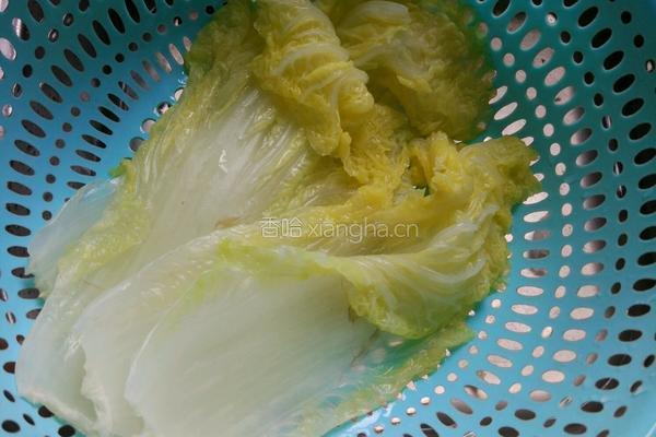 娃娃菜肉卷的做法图解1