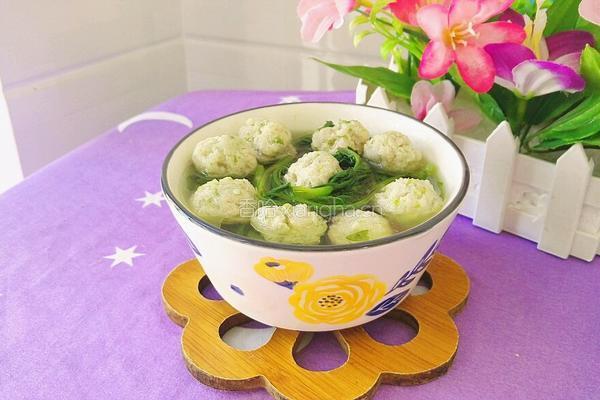 空心菜圆子汤的做法图解14