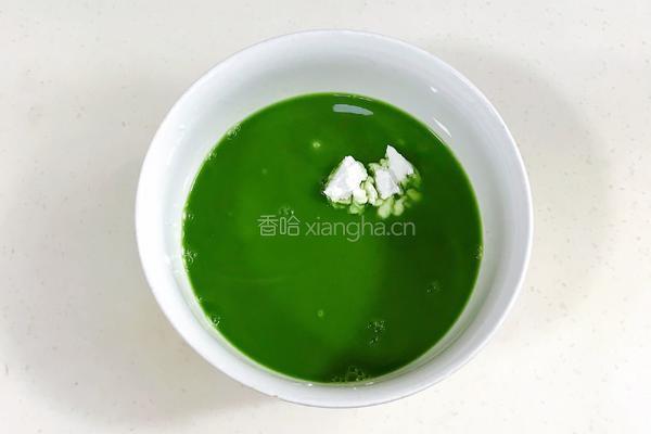菠菜凉粉的做法图解3