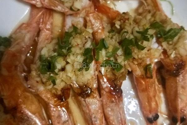 蒜蓉虾的做法图解3
