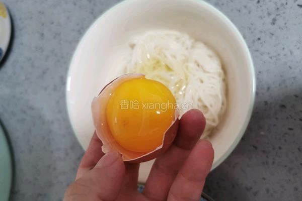 龙须面煎蛋的做法图解6