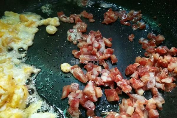 腊肠蛋炒饭的做法图解5