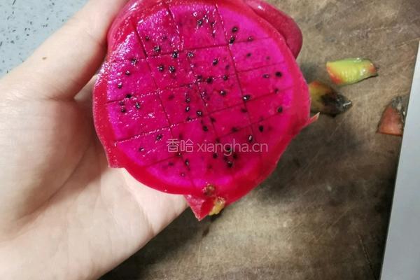 火龙果奶昔的做法图解2