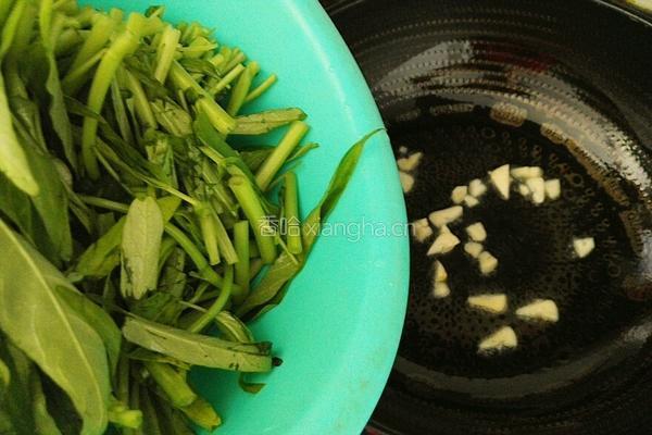 清炒空心菜的做法图解7