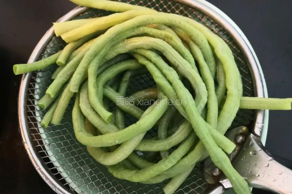 芝麻沙拉酱长豆的做法图解7
