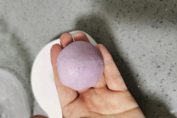 紫薯豆沙糯米饼的做法图解11
