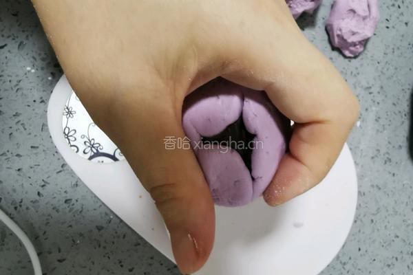 紫薯豆沙糯米饼的做法图解14