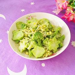 豆芽炒西兰花的做法[图]