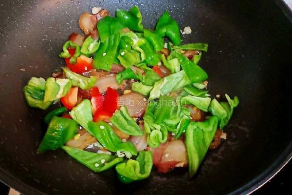 腊肉炒辣椒的做法图解6