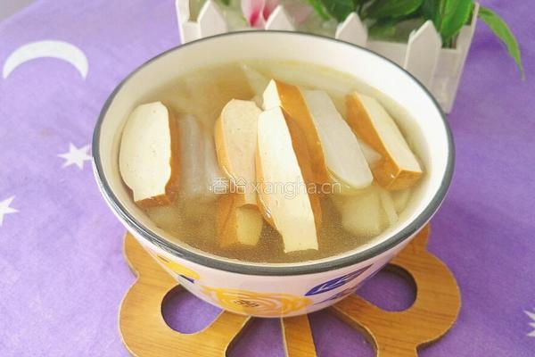 白萝卜豆腐干汤的做法图解8
