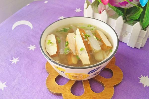 白萝卜豆腐干汤的做法图解10