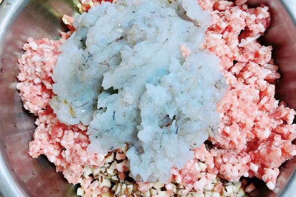韭菜苔三鲜水饺的做法图解6