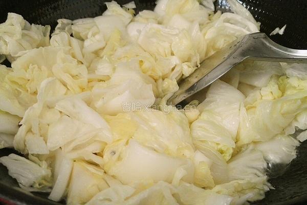 醋溜白菜的做法图解9