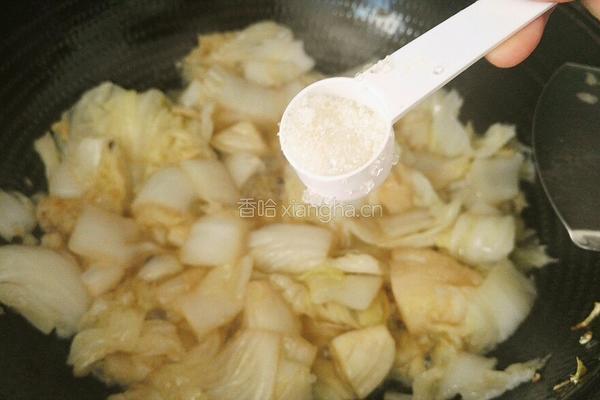 醋溜白菜的做法图解12