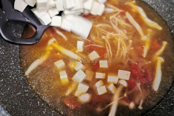 双菇豆腐汤的做法图解14