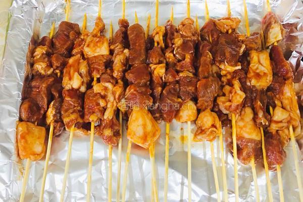 烤箱羊肉串的做法图解4