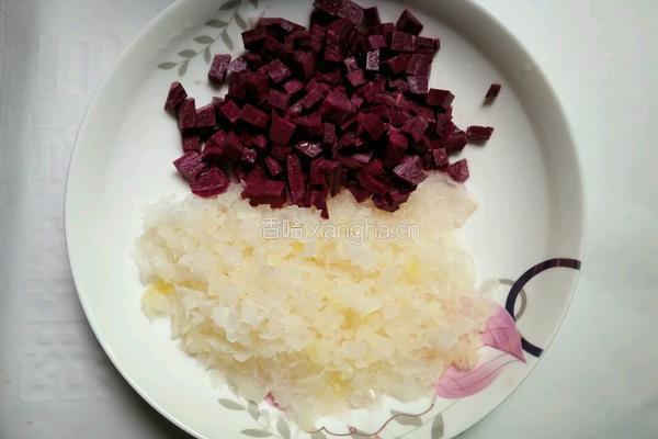 紫薯银耳羹的做法图解3