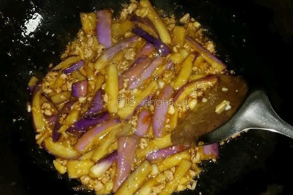 肉沫红烧茄子的做法图解6