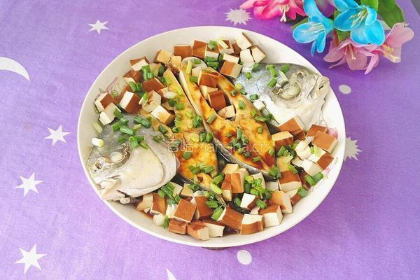 豆腐干蒸鱼的做法图解10