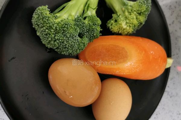 杂蔬蒸蛋的做法图解1