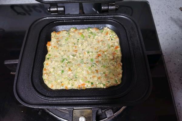 杂蔬麦片早餐饼（快手能量早餐）的做法图解12