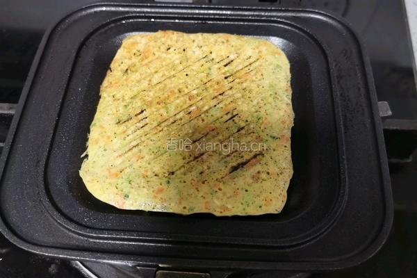 杂蔬麦片早餐饼（快手能量早餐）的做法图解13