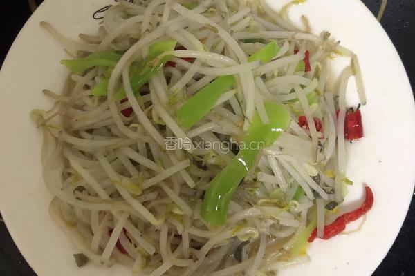 青椒豆芽菜