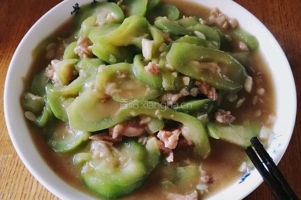 丝瓜炒肉丝的做法图解11