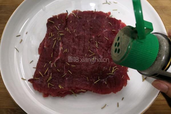 开胃迷迭香牛排的做法图解6