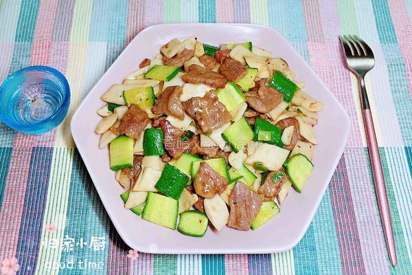 黑椒牛肉杏鲍菇的做法图解14