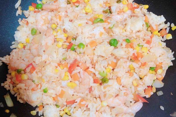 快手茄汁虾仁焗饭的做法图解12