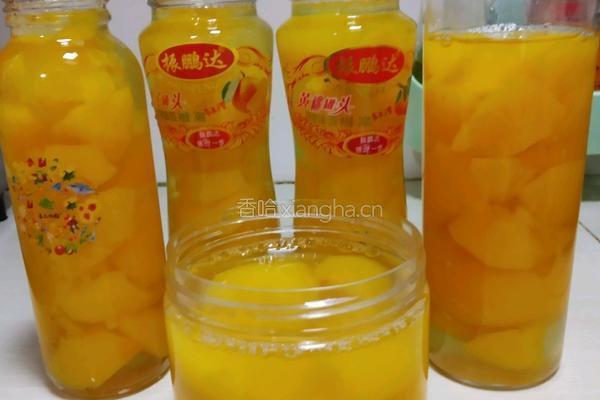 黄桃罐头的做法图解6
