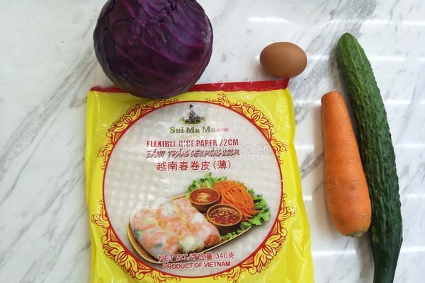 夏日感爆棚的越南春卷的做法图解1