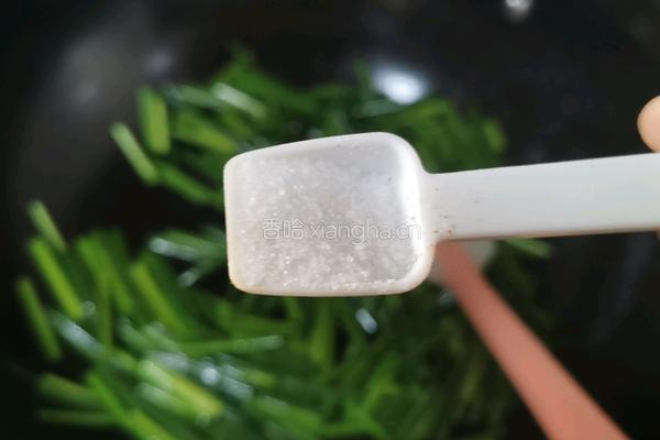 韭苔炒鸡蛋的做法图解12