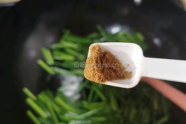 韭苔炒鸡蛋的做法图解13