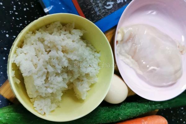鸡胸肉寿司的做法图解1