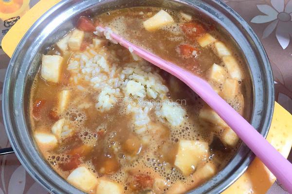 番茄土豆烩饭的做法图解14