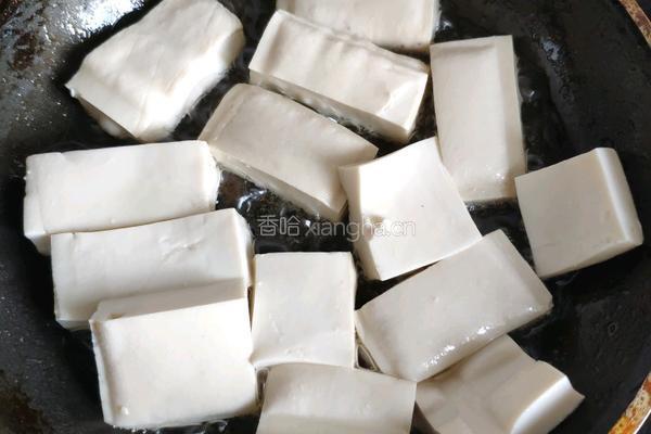 香煎豆腐的做法图解3