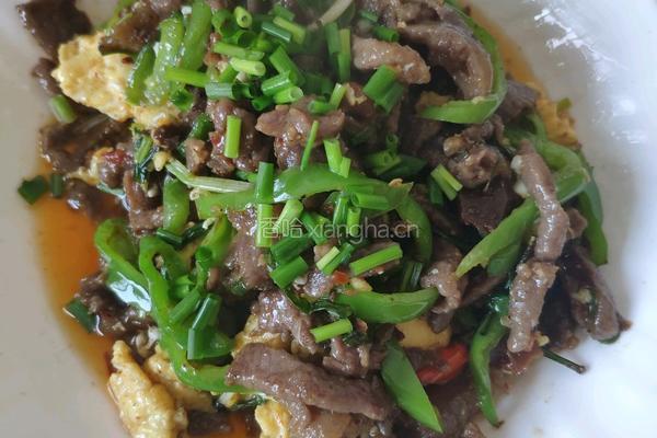 青椒鸡蛋嫩牛肉丝的做法图解10