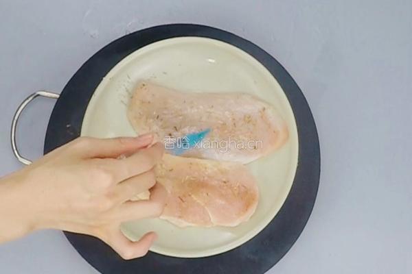 减肥餐～香煎鸡扒的做法图解5